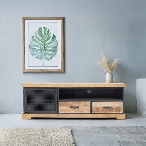 TV-meubel van massief hout...
