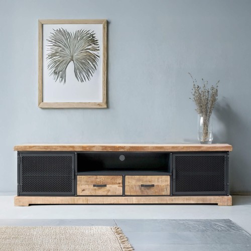 TV-meubel van massief hout...