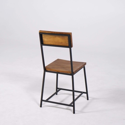 Stoel van hout en metaal Robin
