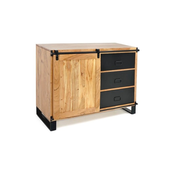Houten en metalen dressoir 110 cm - Osaka