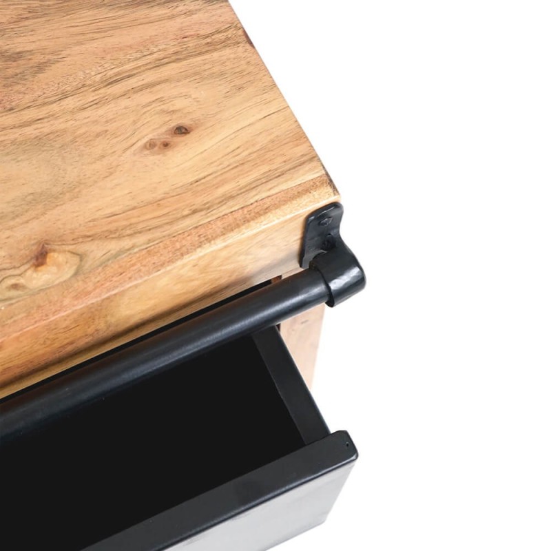 Houten en metalen dressoir 110 cm - Osaka