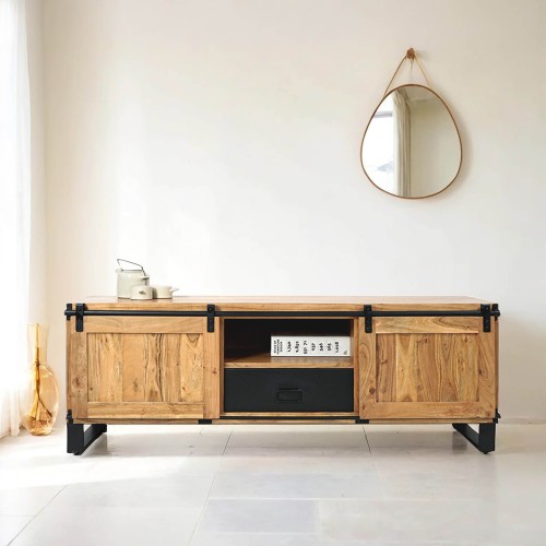 TV-meubel hout & metaal 160...