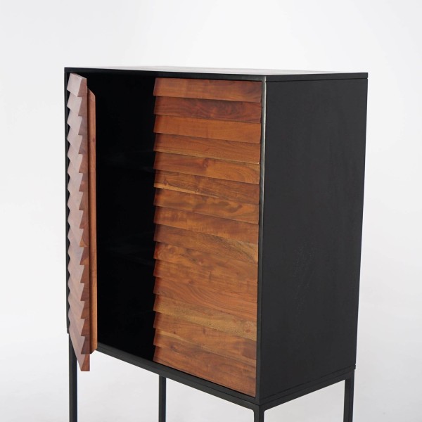 Hoge massief houten kast 80cm - Tamara