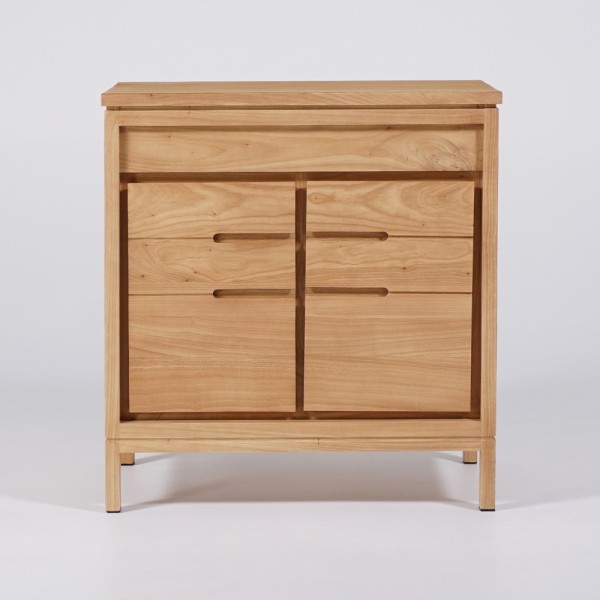 Massief houten badmeubel 80 cm - Ashwini