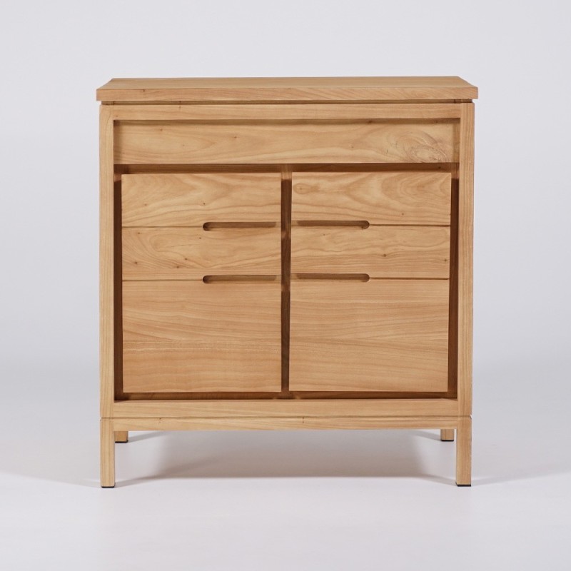 Massief houten badmeubel 80 cm - Ashwini