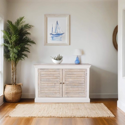 Klein dressoir in wit en...