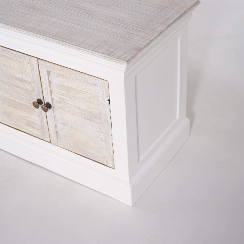 TV-meubel hout en wit 190 cm – Sea side