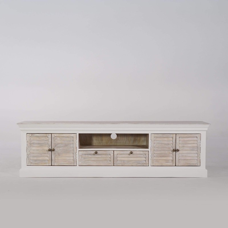 TV-meubel hout en wit 190 cm – Sea side
