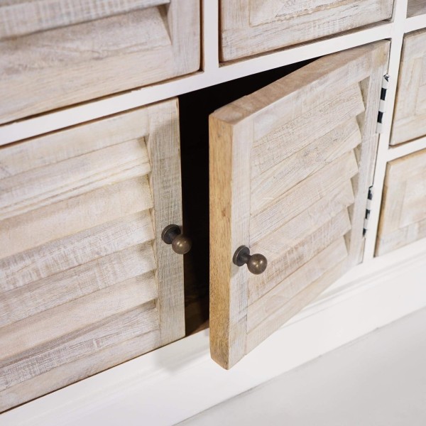 Buffet wit in natuurlijk hout - Sea side