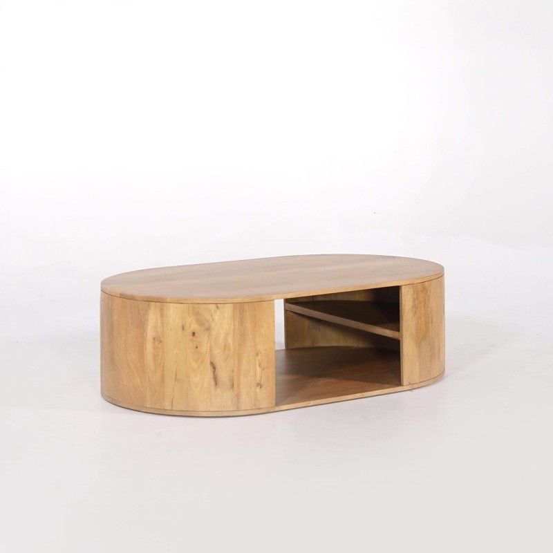 Massief houten salontafel - Timea