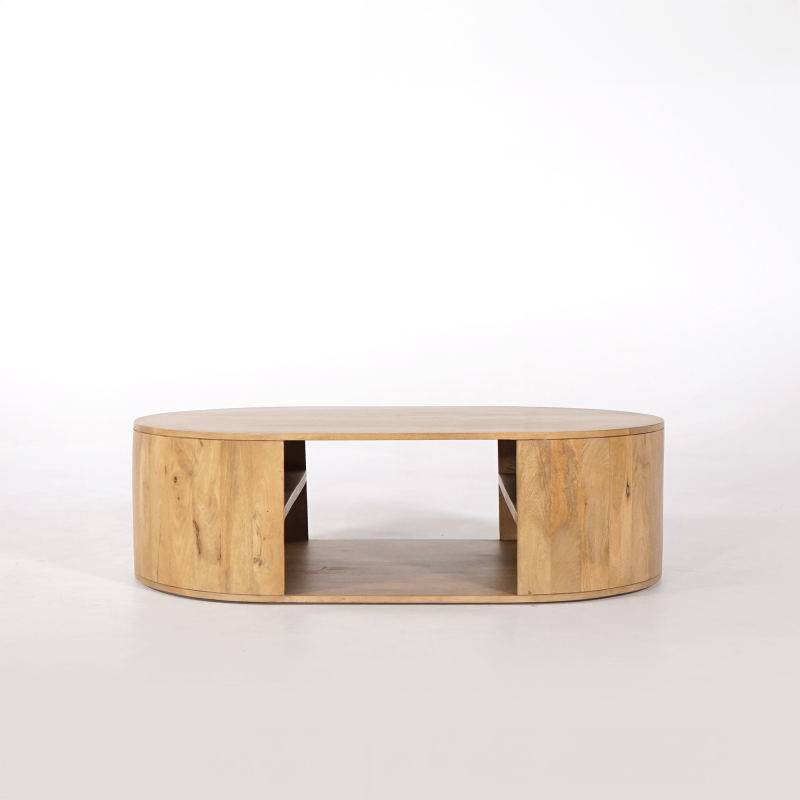 Massief houten salontafel - Timea