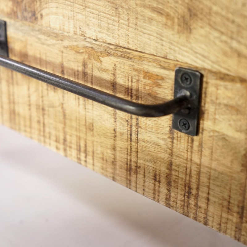 TV meubel hout en metaal 120 cm - Retro Archi