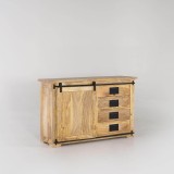 Onderbouwkast in hout en metaal - Paris