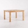 Vierkante eettafel in massief hout - Paris