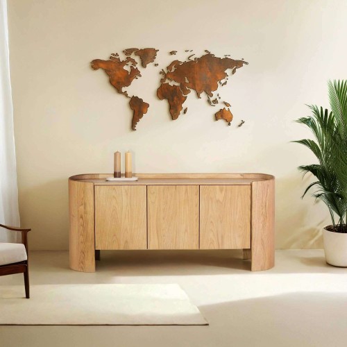 Dressoir in massief...