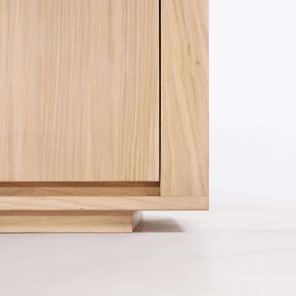 Dressoir in massief eikenhout 3 deuren 160 cm - Yseult