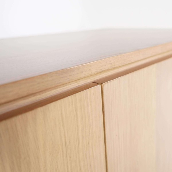 Dressoir in massief eikenhout 3 deuren 160 cm - Yseult
