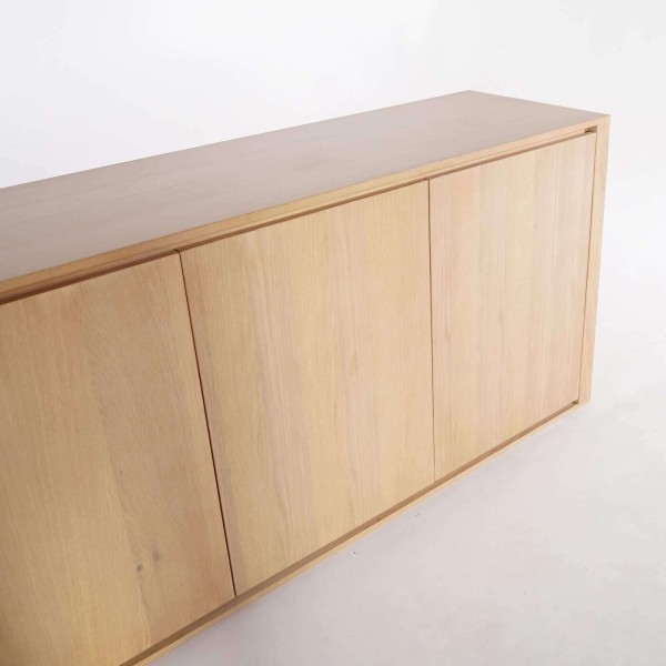 Dressoir in massief eikenhout 3 deuren 160 cm - Yseult