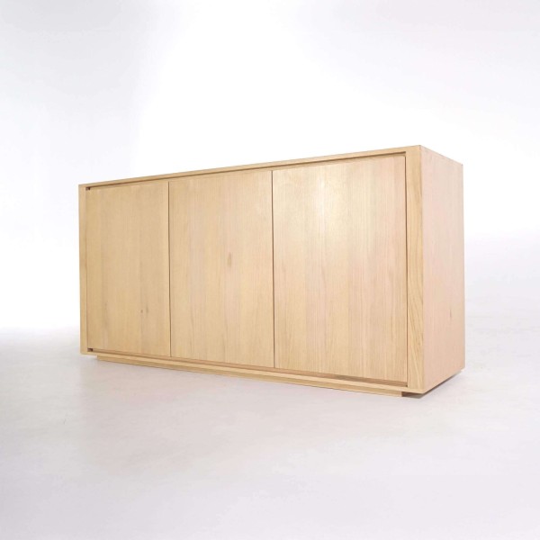 Dressoir in massief eikenhout 3 deuren 160 cm - Yseult