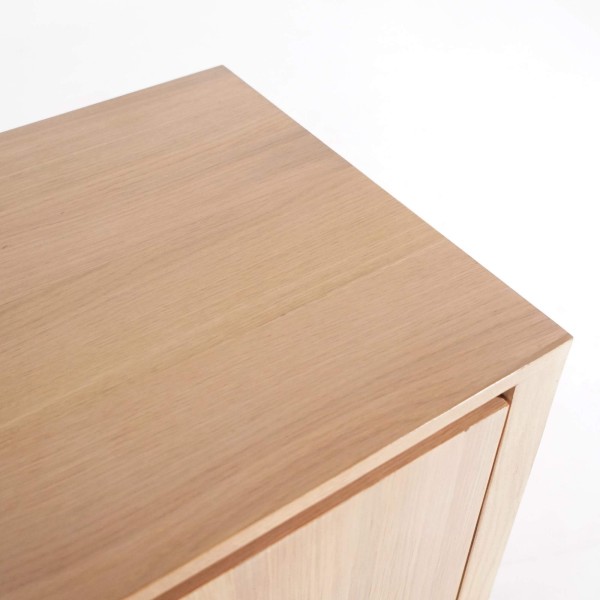 Buffet in massief eikenhout met 2 deuren 120 cm - Yseult