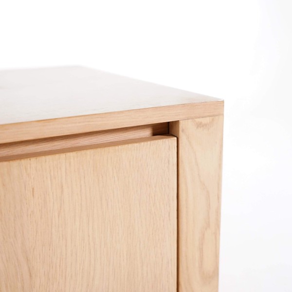 Buffet in massief eikenhout met 2 deuren 120 cm - Yseult