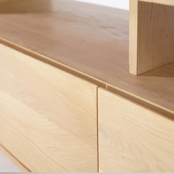 Meubel TV in naturel eiken 140 cm - Yseult