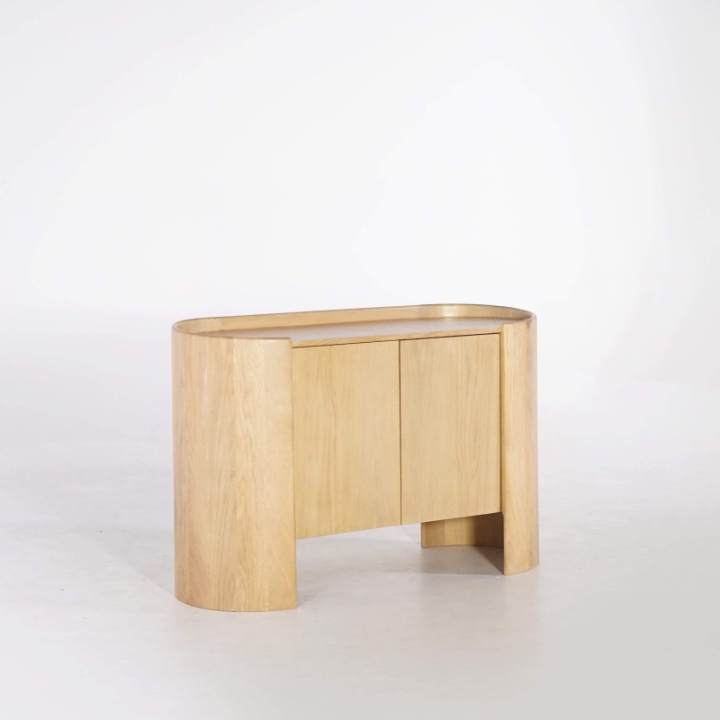 Buffet in massief eikenhout 2 deuren 110 cm - Lago