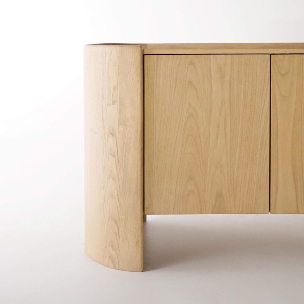 Buffet in massief eikenhout 2 deuren 110 cm - Lago