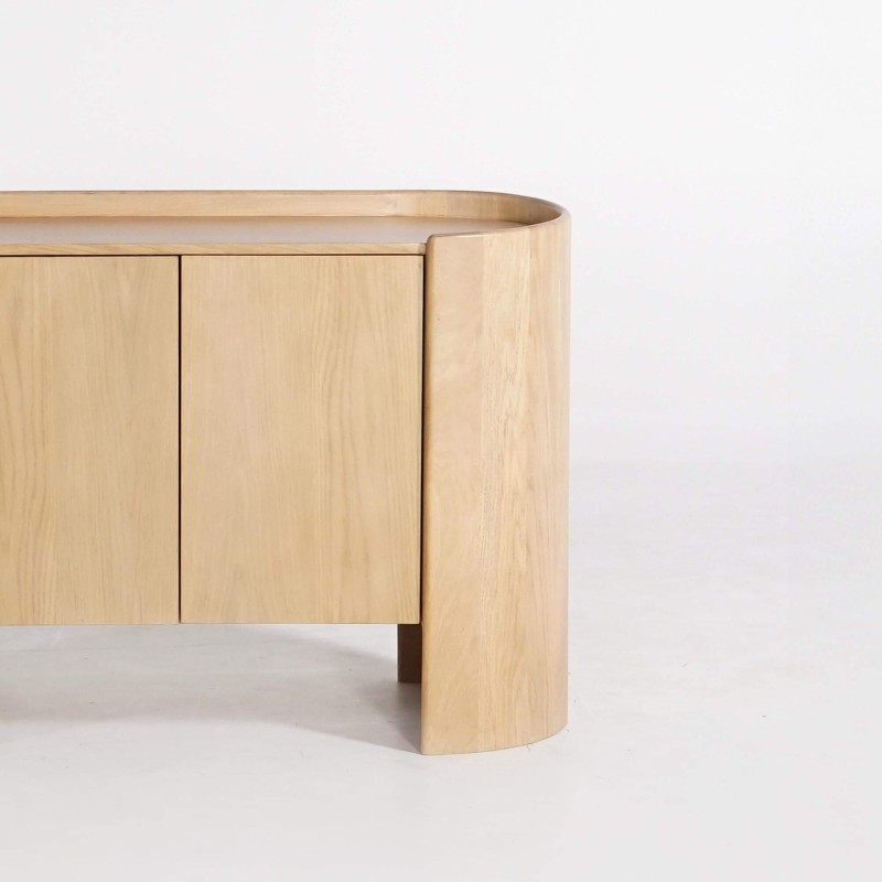 Buffet in massief eikenhout 2 deuren 110 cm - Lago