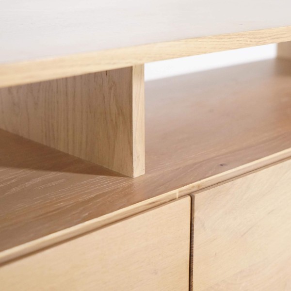 Tv-meubel in naturel eik 200 cm - Yseult