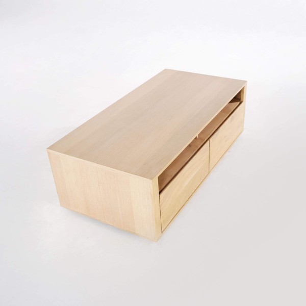 Salontafel in massief eikenhout 120 cm - Yseult