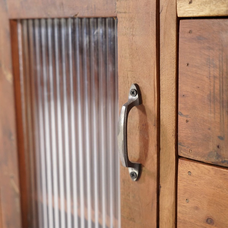 Massief gerecycleerd hout opbergkast