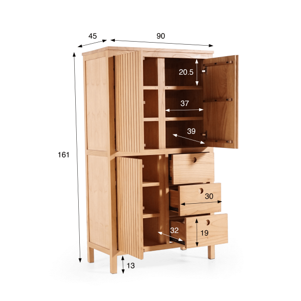 Massieve houten kast - Rohini