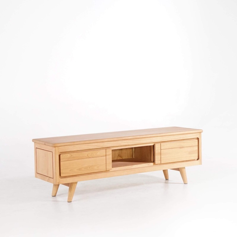 Tv-meubel in massief hout 140 cm - Pragati Tv-meubel in massief hout 140 cm - Pragati