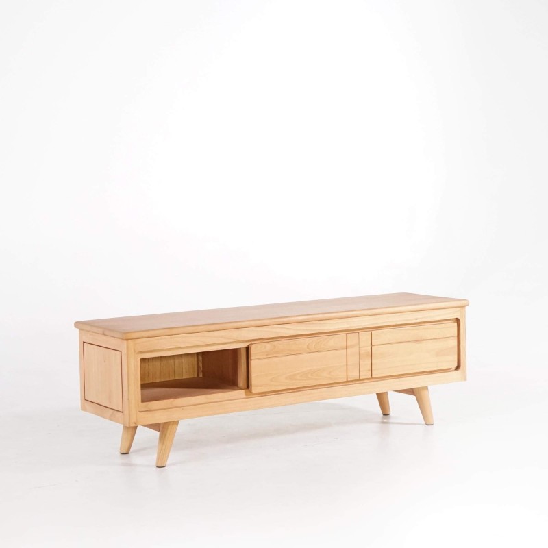 Tv-meubel in massief hout 140 cm - Pragati Tv-meubel in massief hout 140 cm - Pragati