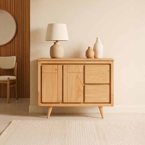 Houten dressoir 105 cm - Pragati