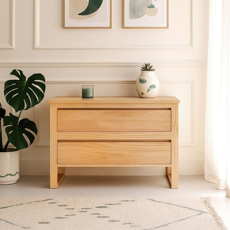 Massieve houten commode – Satya