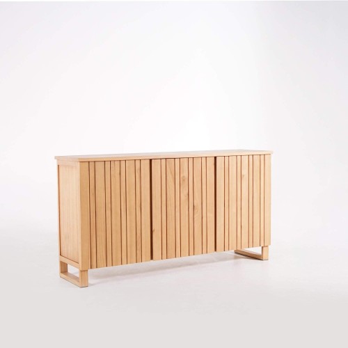 Enfilade in massief hout, 3 deuren, 170 cm – Satya