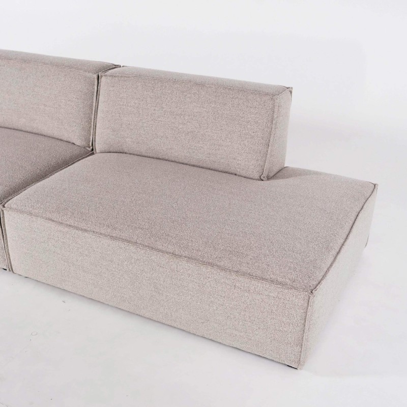 Moderne 4-zitsbank, open rechts - Isla