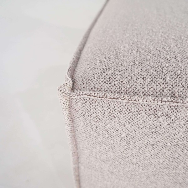 Pouf in chenille-stof – Isla