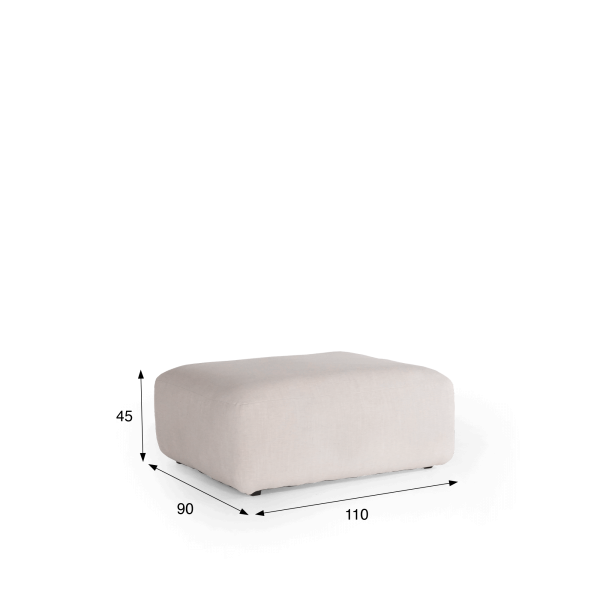 Pouf in stof – Odea