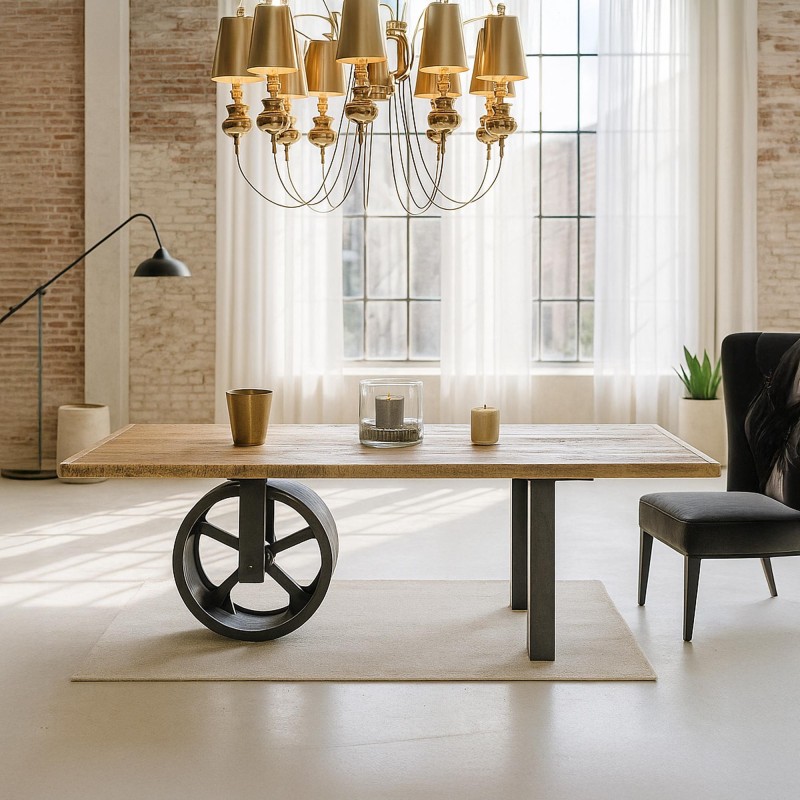 Industriële tafel stoomwals