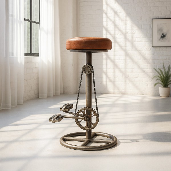 Industriële barkruk met pedalen