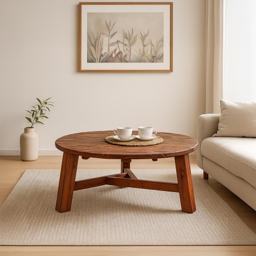 Salontafel met teruggewonnen hout - Reborn