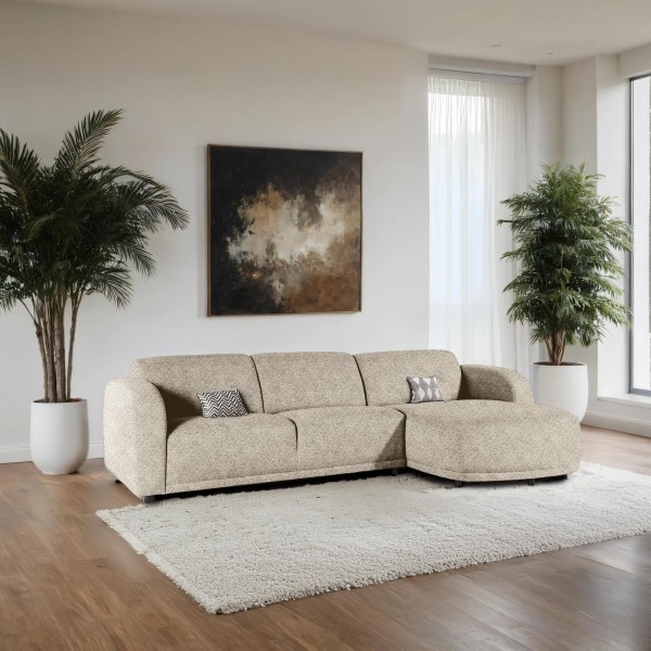 Hoekzetel 4-zits met rechterlongchair – Syra