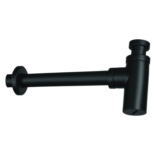 Sifon voor badkamerwastafel, Zwart