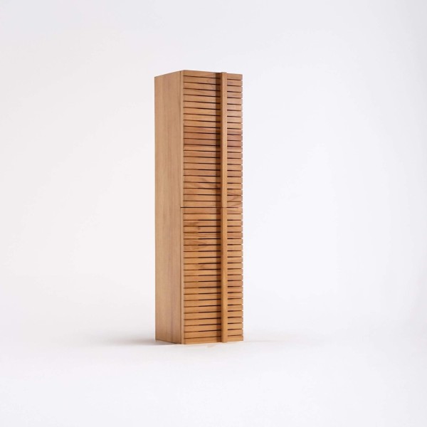 Badkamerkolom in massief teakhout - Devika