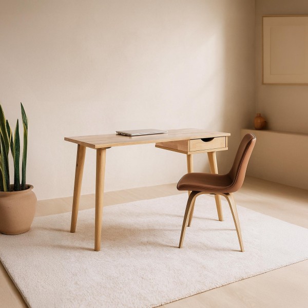 Bureau van eikenhout 120 x 55 cm