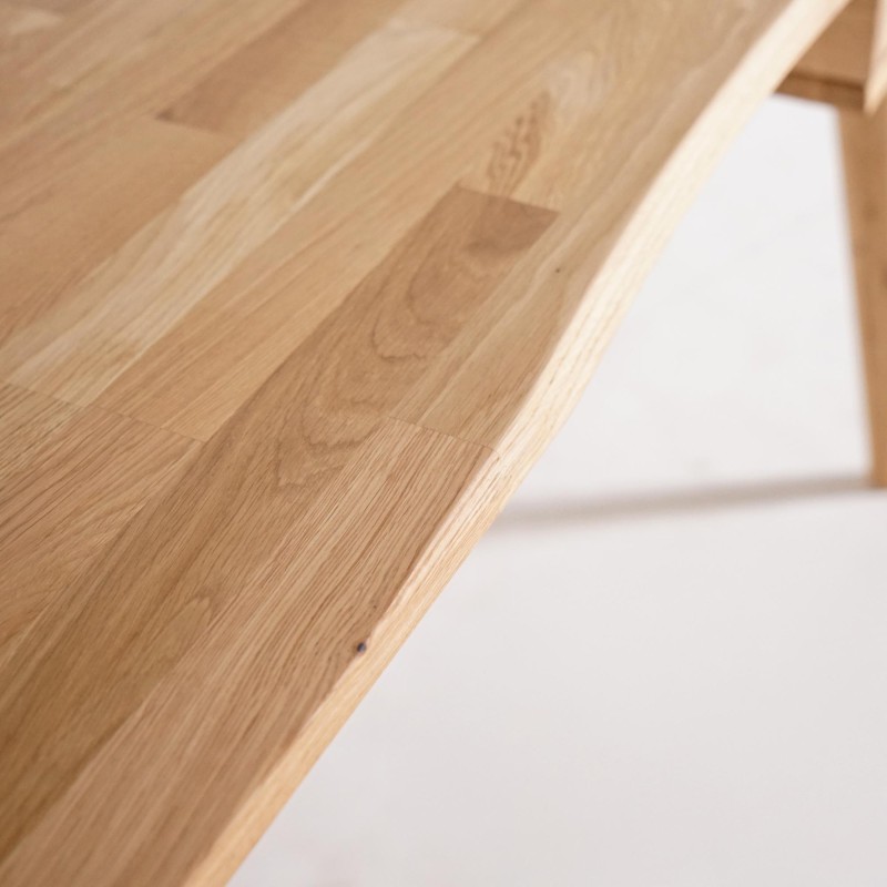 Bureau van eikenhout 120 x 55 cm