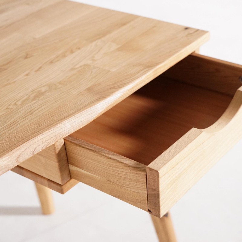 Bureau van eikenhout 120 x 55 cm